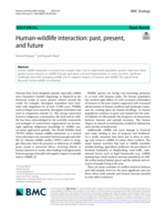 Human-wildlife interaction: past, present, and future