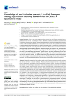 Knowledge of, and Attitudes towards, Live Fish Transport among Aquaculture Industry Stakeholders in China: A Qualitative Study