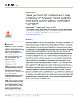 Faecal glucocorticoid metabolites and body temperature in Australian merino ewes (Ovis aries) during summer artificial insemination (Al) program