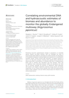 Correlating environmental DNA and hydroacoustic estimates of biomass and abundance to monitor the globally Endangered mulloway (Argyrosomus japonicus)