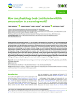How can physiology best contribute to wildlife conservation in a warming world?