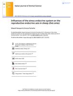Influences of the stress endocrine system on the reproductive endocrine axis in sheep (Ovis aries)
