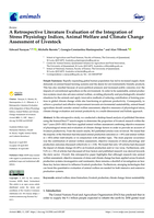 A Retrospective Literature Evaluation of the Integration of Stress Physiology Indices, Animal Welfare and Climate Change Assessment of Livestock