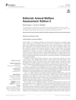 Editorial: Animal Welfare Assessment: Edition 2