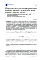 Using thermal imaging to monitor body temperature of koalas (Phascolarctos cinereus) in a zoo setting