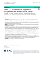 COVID-19 and anxiety in pregnancy and postpartum: a longitudinal survey