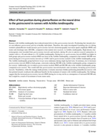 Effect of foot position during plantarflexion on the neural drive to the gastrocnemii in runners with Achilles tendinopathy