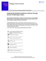 Exploring the identities of pathways educators through the lens of Third Space Theory