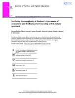 Surfacing the complexity of students' experiences of assessment and feedback processes using a rich picture approach