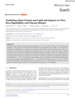 Parboiling Alters Protein and Lipid and Impacts In Vitro Rice Digestibility and Glucose Release
