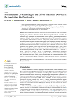 Biostimulants do not mitigate the effects of pasture dieback in the Australian wet subtropics