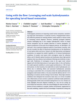 Going with the flow: Leveraging reef-scale hydrodynamics for upscaling larval-based restoration