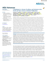 Commitment to Advance Excellence and Inclusion in the Earth and Space Sciences Scholarly Publications