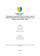 The Realities of Ageing in Place in Australia: A Mixed Methods Exploration of the Attitudes and Experiences of Middle-aged and Older Adults