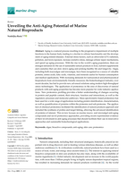Unveiling the Anti-Aging Potential of Marine Natural Bioproducts