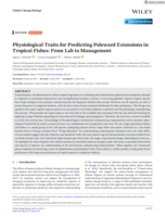 Physiological Traits for Predicting Poleward Extensions in Tropical Fishes: From Lab to Management