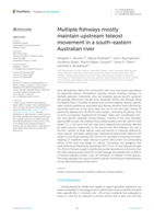 Multiple fishways mostly maintain upstream teleost movement in a south-eastern Australian river