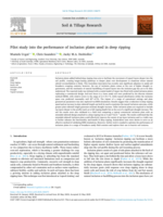 Pilot study into the performance of inclusion plates used in deep ripping