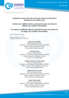 Glyphosate contact alters the expression of genes in the head of africanized Apis mellifera bees
