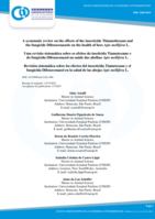 A systematic review on the effects of the insecticide Thiamethoxam and the fungicide Difenoconazole on the health of bees Apis mellifera L