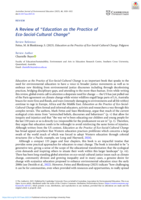A Review of "Education as the Practice of Eco-Social-Cultural Change" : M. Fettes & S. Blenkinsop (2023). Education as the Practice of Eco-Social-Cultural Change. Palgrave