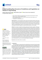 Global and Brazilian Scenario of Guidelines and Legislation on Welfare in Pig Farming