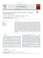 Yield and soil impacts of pasture renovation methods in an australian subtropical grazing system