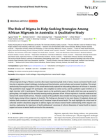 The Role of Stigma in Help-Seeking Strategies Among African Migrants in Australia: A Qualitative Study