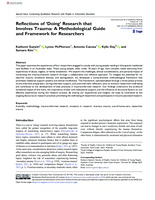 Reflections of ‘Doing’ Research that Involves Trauma: A Methodological Guide and Framework for Researchers