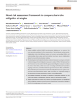 Novel risk assessment framework to compare shark-bite mitigation strategies