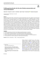 Profiling gaming disorder risk: the role of family communication and vertical individualism
