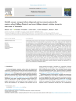 Otolith oxygen isotopes inform dispersal and movement patterns for eastern school (Sillago flindersi) and stout (Sillago robusta) whiting along the east coast of Australia