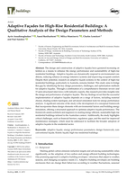 Adaptive Façades for High-Rise Residential Buildings: A Qualitative Analysis of the Design Parameters and Methods