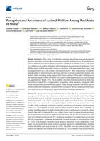 Perception and awareness of animal welfare among residents of Malta
