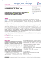 Factors associated with house-soiling in Italian cats