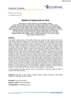 Welfare of laying hens on farm