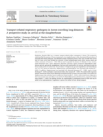 Transport-related respiratory pathogens in horses travelling long distances: A prospective study on arrival at the slaughterhouse