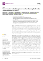 Transportation to the slaughterhouse: Can training reduce the stress response in horses?