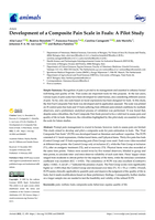 Development of a composite pain scale in foals: A pilot study