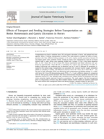 Effects of transport and feeding strategies before transportation on redox homeostasis and gastric ulceration in horses