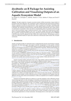 dycdtools: an R Package for Assisting Calibration and Visualising Outputs of an Aquatic Ecosystem Model