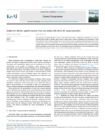 Insights for effective applied research: Four case studies with advice for young researchers