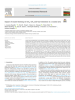 Impact of mussel farming on CO 2 , CH 4 and N 2 O emissions in a coastal area