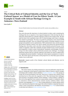 The Critical Role of Cultural Identity and the Use of ‘Safe Cultural Spaces’ as a Model of Care for Ethnic Youth: A Case Example in Youth with African Heritage Living in Aotearoa—New Zealand