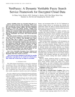 VeriFuzzy: A Dynamic Verifiable Fuzzy Search Service for Encrypted Cloud Data