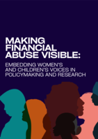 Making financial abuse visible: Embedding women's and children's voices in policymaking and research