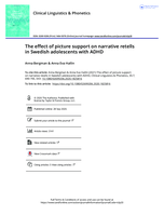 The effect of picture support on narrative retells in Swedish adolescents with ADHD