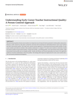 Understanding Early Career Teacher Instructional Quality: A Person‐Centred Approach