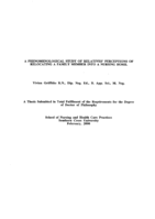 A phenomenological study of relatives' perceptions of relocating a family member into a nursing home