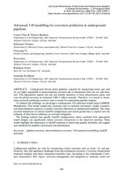 Advanced 3-D modelling for corrosion prediction in underground pipelines